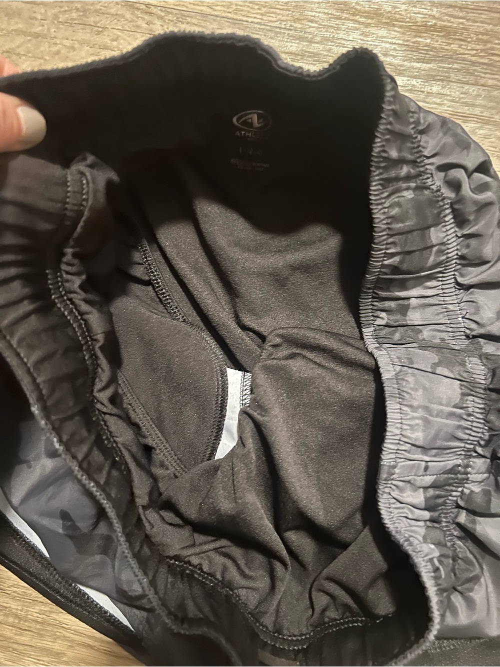 Athletic Works black camo running shorts size L (12-14) #running #athletic - Picture 2 of 4